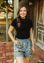 Vintage Cowboy Shorts - Also in Plus Size