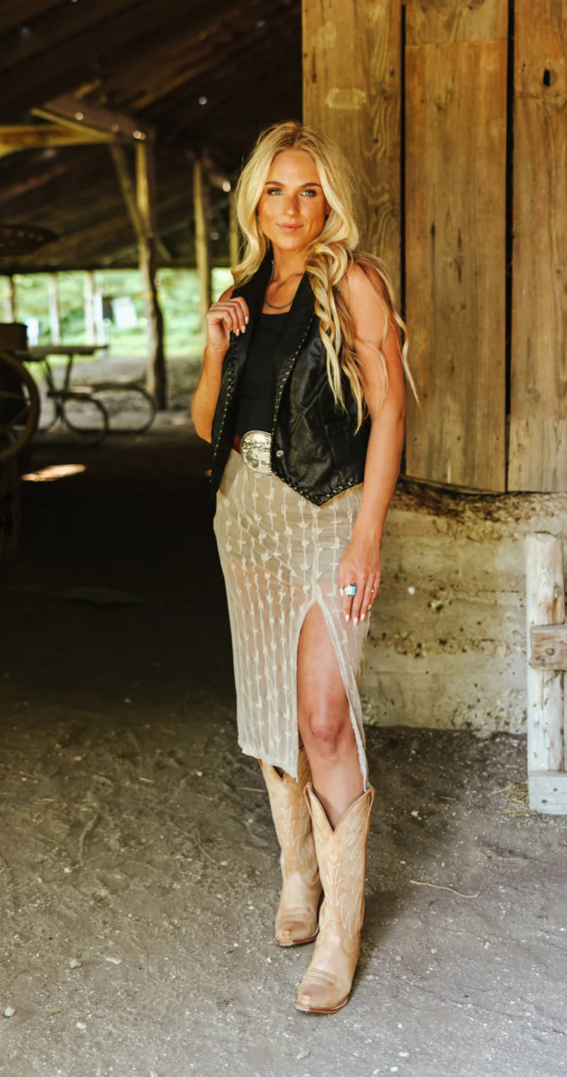 Southern Draw Lace Skirt - Also in Plus Sizee