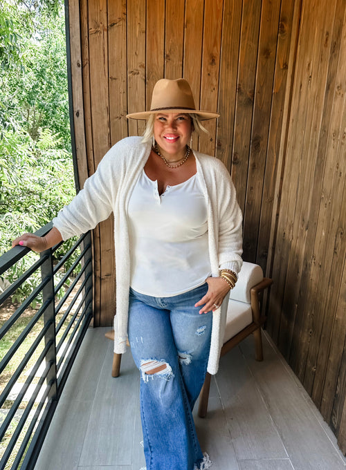 Free As A Bird Cloud Cardigan - Also in Plus Size