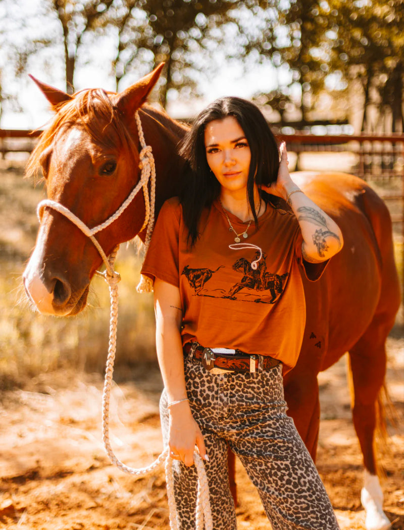 Ropin’ on the Gain Top - Also in Plus Size