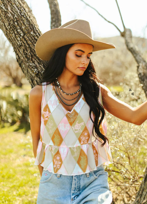 Preppy Pony Top- Also in Plus Size