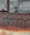 Bowen Navajo Pearl Hoop Earrings