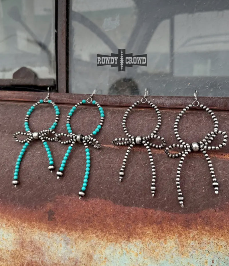 Bowen Navajo Pearl Hoop Earrings