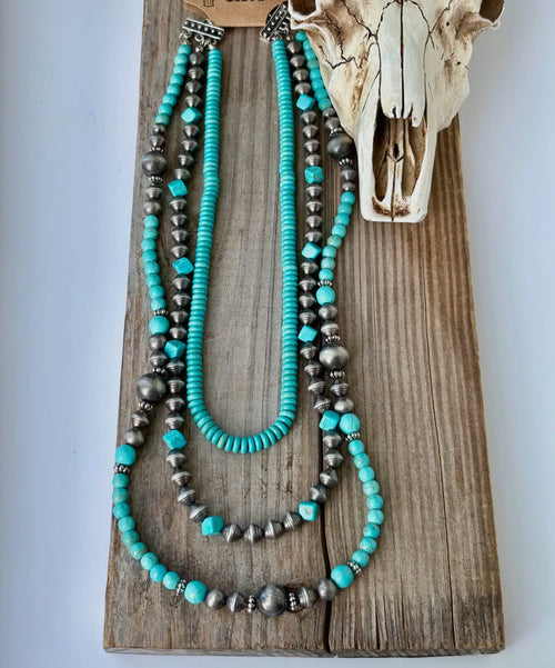Monterey Turquoise Layered Necklace