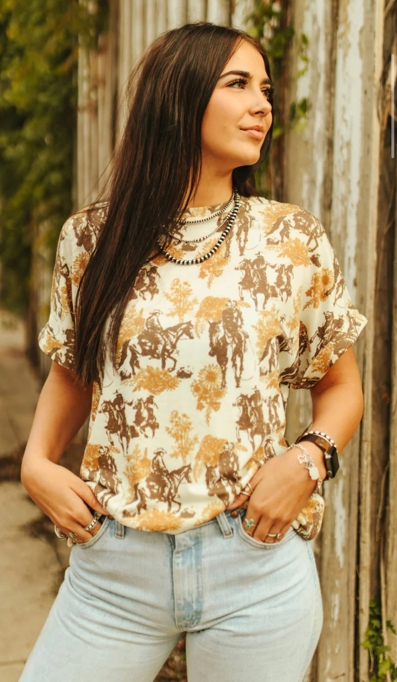 Marana Cowboy Top  - Also in Plus Size