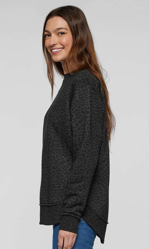 Tilden Leopard Pullover Top - Also in Plus Size