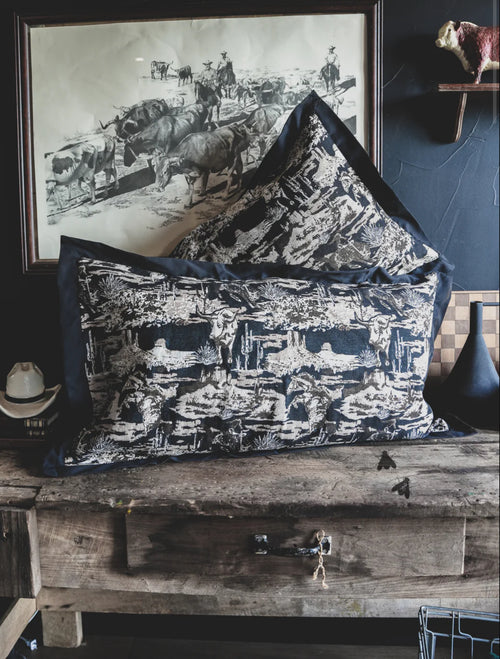 Cactus Cowboy Casa King Pillow Case