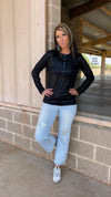 Bexleigh Sequin Patched Jeans