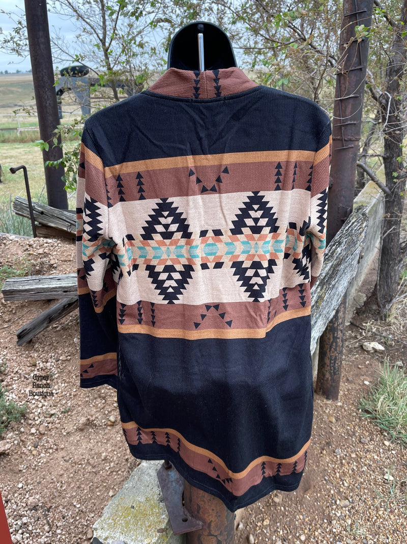 Bandera Aztec Cardigan - Also in Plus Size