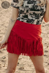 Fort Worth Nights RED Skirt- Also in Plus Size