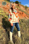 Caprock Canyon Aztec Sweater Top- Also in Plus Size