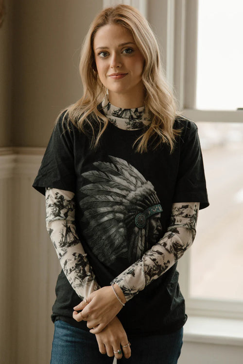 Spirit on the Plains Mesh Layering Top - Also in Plus Size