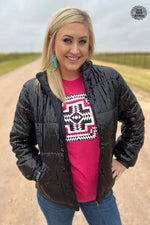 Kreek Ridge Black Sequin Coat - Also in Plus Size
