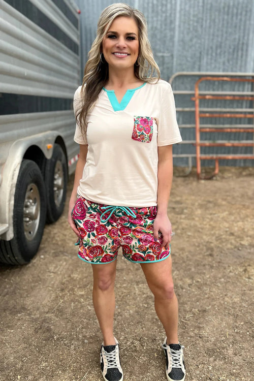 Zamora Floral Top - Also in Plus Size