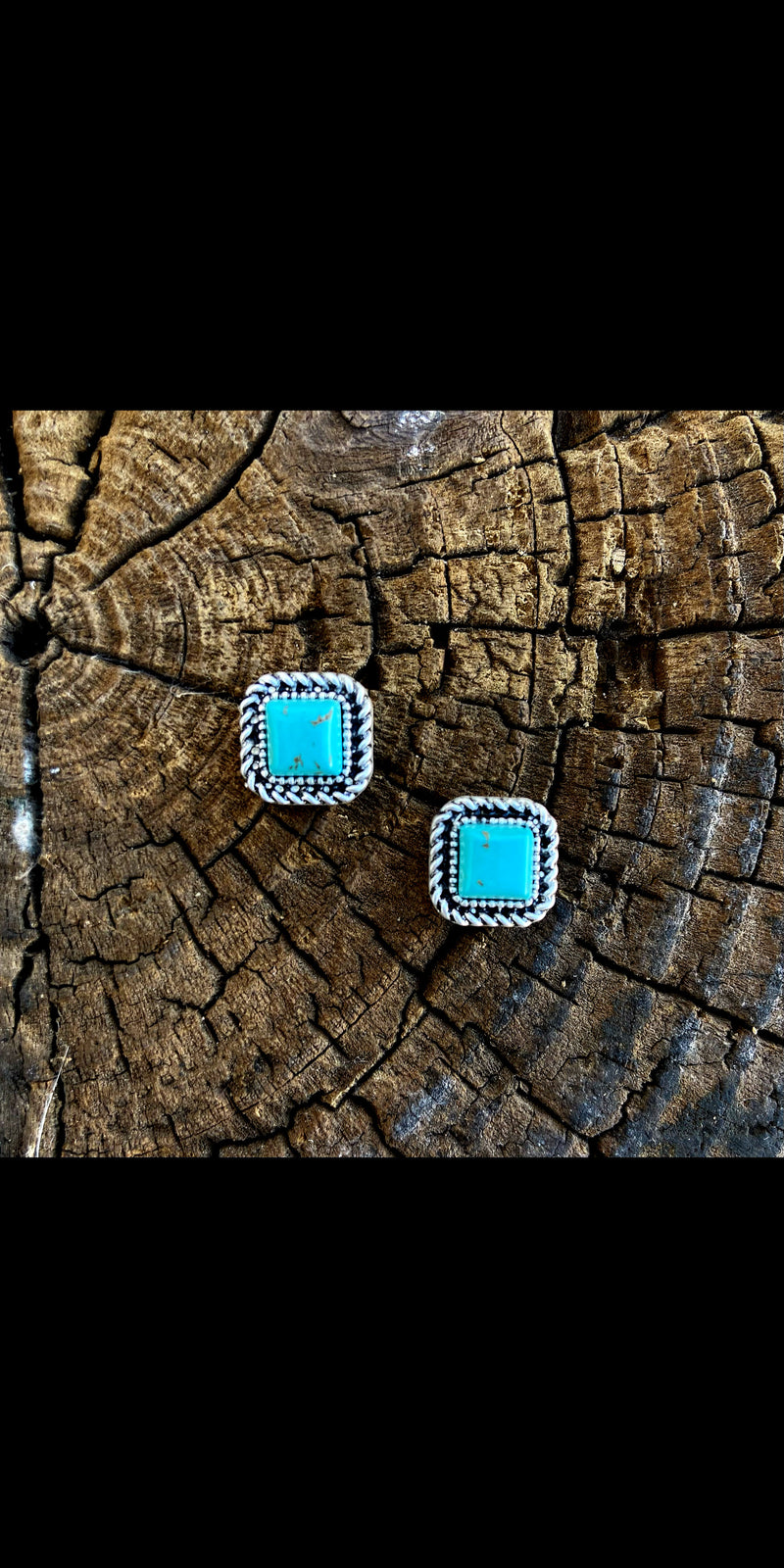 River Dale Turquoise Stud Earrings