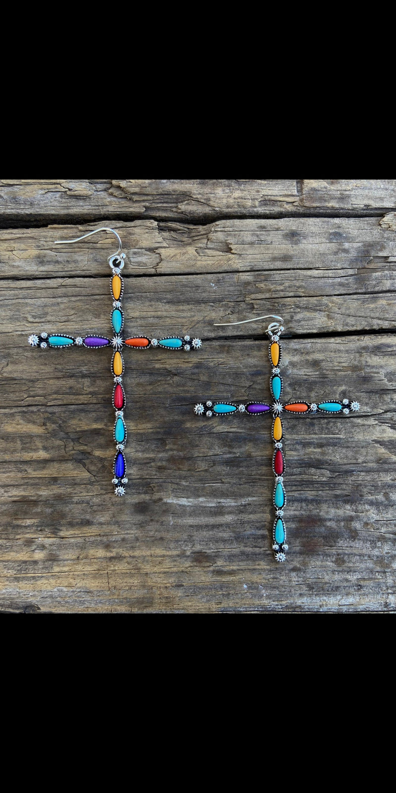 Shelby Multi Cross Earring