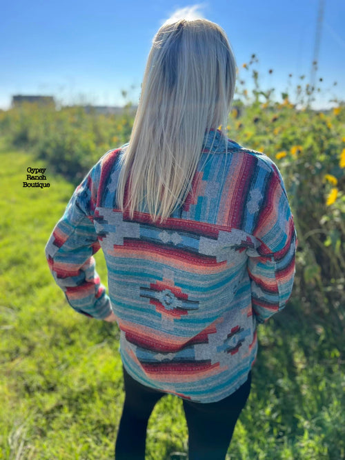 Napa Valley Aztec Jacket - Also in Plus Size