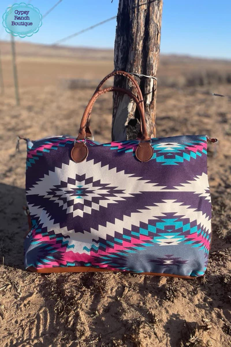 Tucson Cliff Aztec Overnight Bag