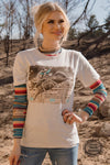 Running Away Serape Mesh Layering Top - Also in Plus Size