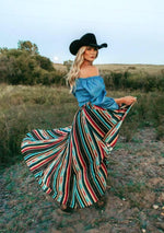 Serape Kreek Maxi Skirt - Also in Plus Size