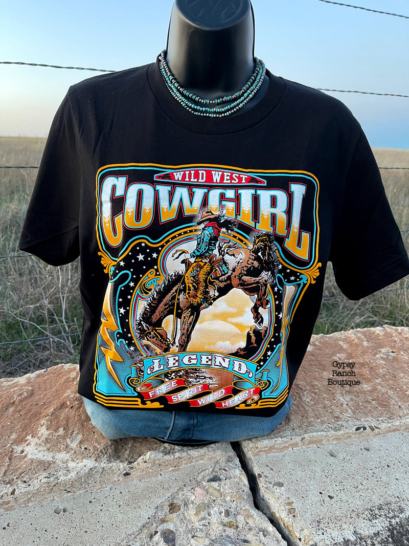 Cowgirls are Legends Top - Also in Plus Size