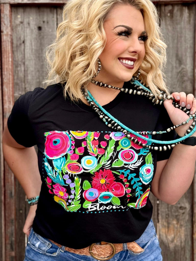 Bloom Colorful Tee - Also in Plus Size
