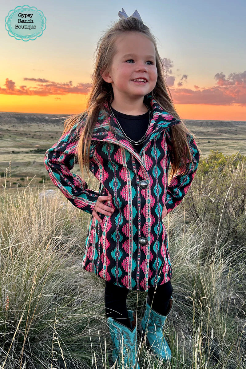 Kids Arlington Aztec Blazer Jacket