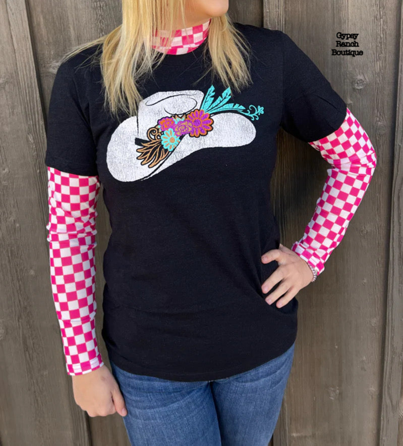 Tip your Hat to the Cowboy Top - Also in Plus Size