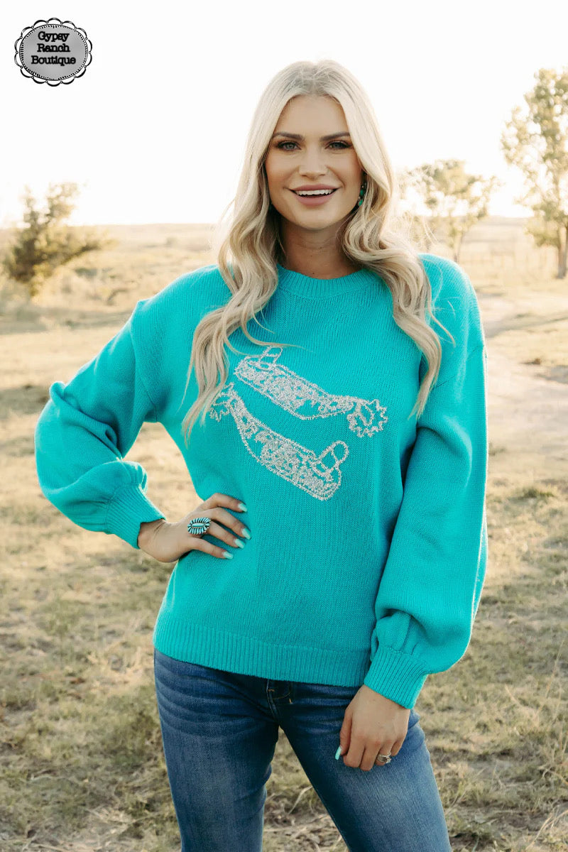 Spur Em On Pullover Top - Also in Plus Size