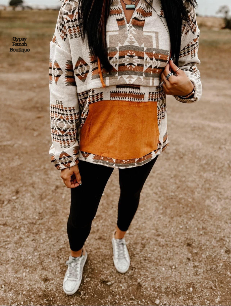 The Aledo Aztec Pullover - Also in Plus Size