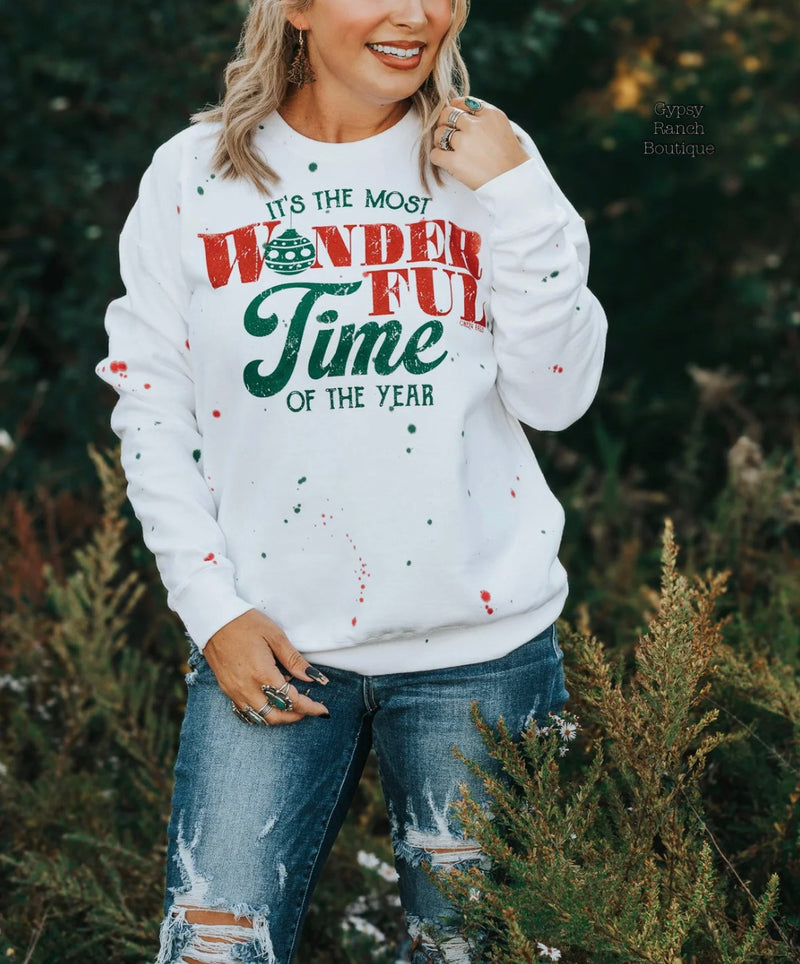 Most Wonderful Time of Year Sweatshirt - Also in Plus Size