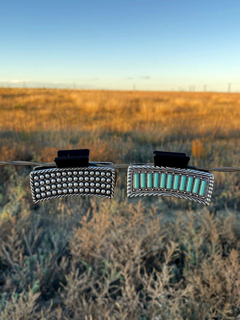 Rolling Hills Metal Hair Clip