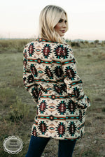 Las Cruces Aztec Blazer Jacket - Also in Plus Size