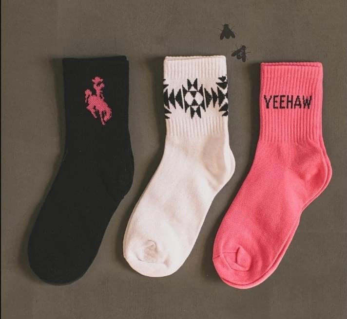 The Cowgirl in you Socks -3 pack