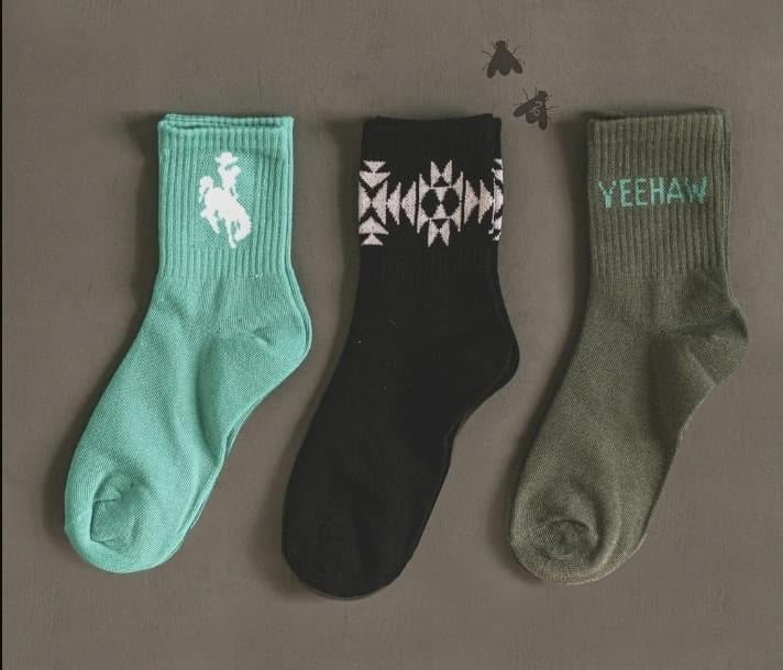 The Cowgirl in you Socks -3 pack