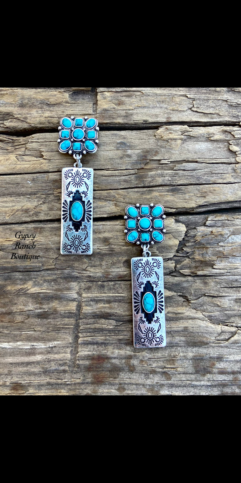 Blue Ridge Silver Turquoise Earring