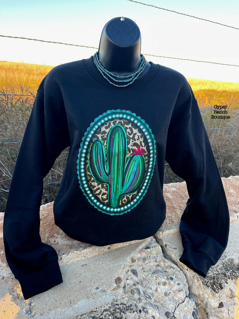 Cactus Malibu Sweatshirt - Also can in Plus Size