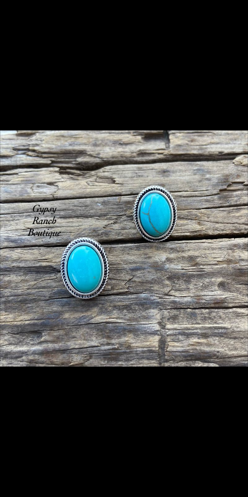 Vernon Turquoise Stud Earrings