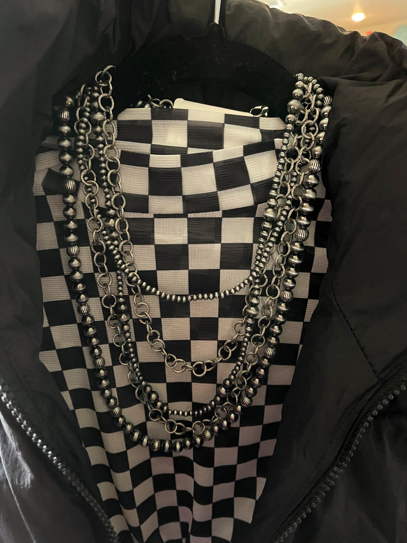 Brendyl River Pearl Layered Necklace