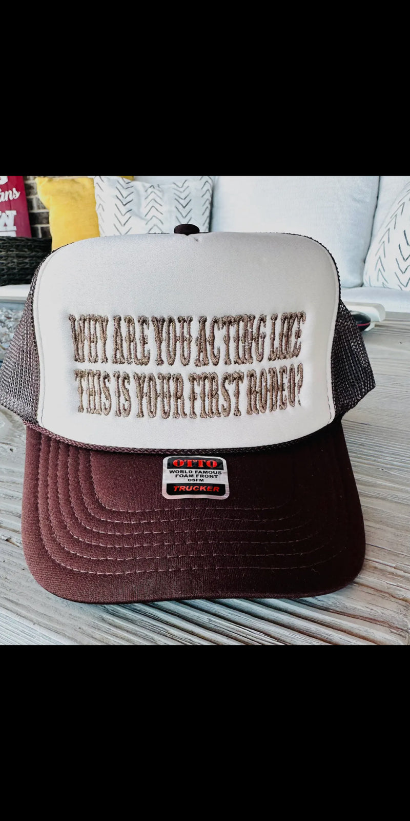 Why are you Actin’ Like this is your first Rodeo Embroidered Cap