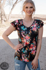 Adlee Jo Floral Top - Also in Plus Size