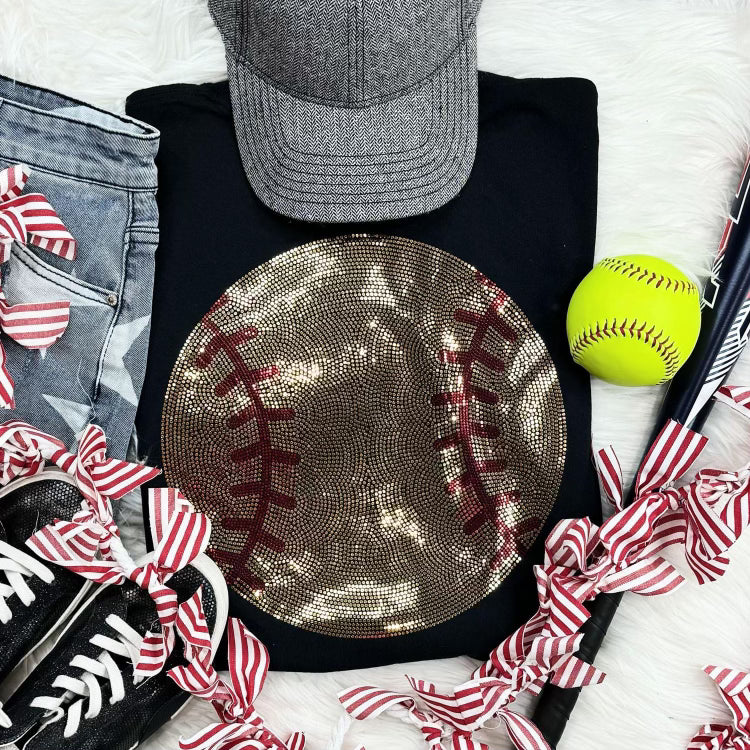 Softball Spangle Tee - Also in Plus Size