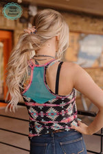 Killin Time Aztec Tank Top - Also in Plus Size