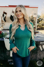 Granite Valley Green Top - Also in Plus Size
