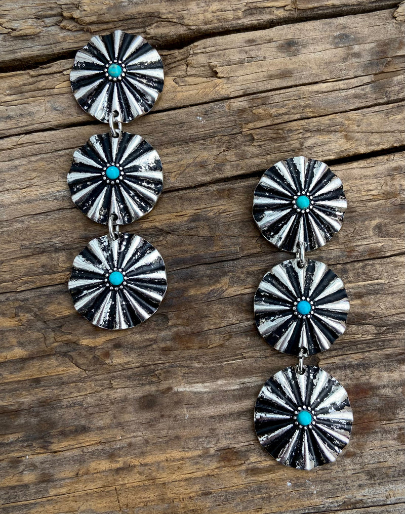 Apache Junction Turquoise Earrings