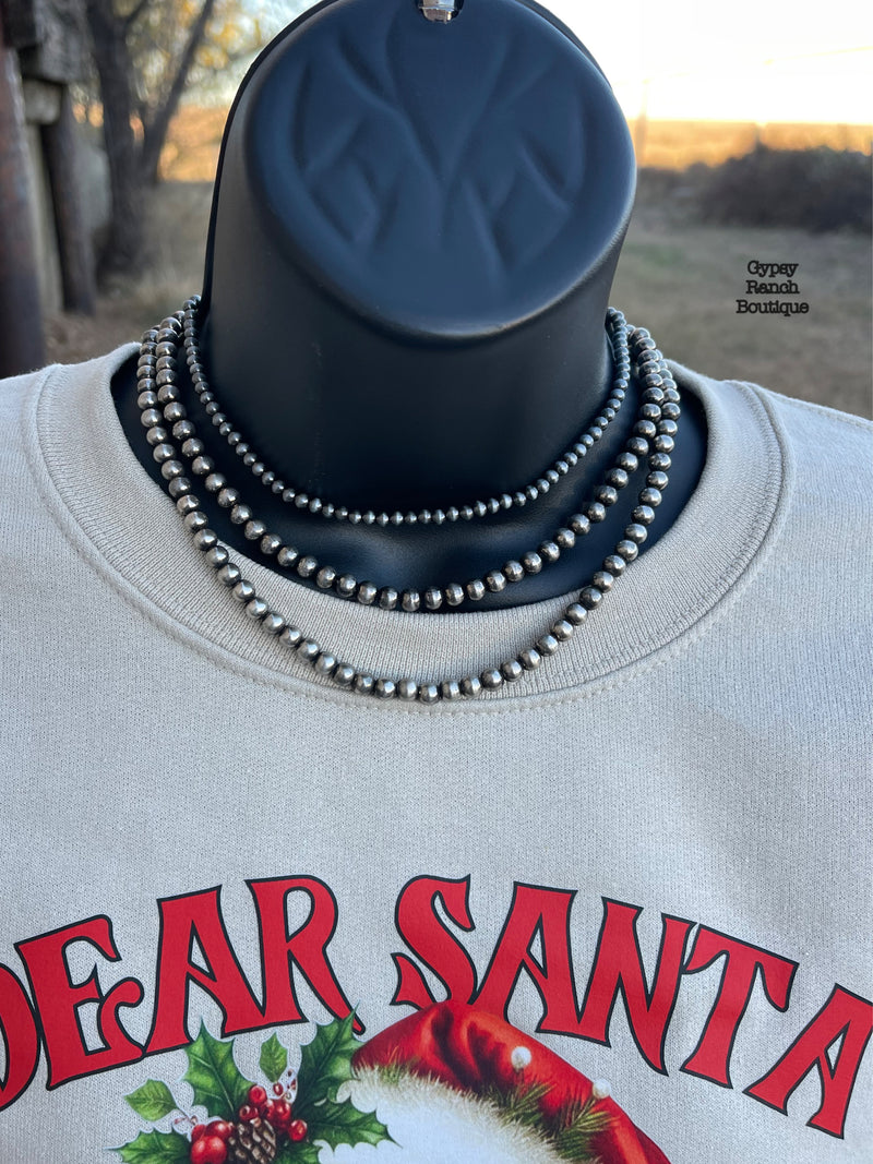 Delta Dawn Sterling Pearl Layered Necklace