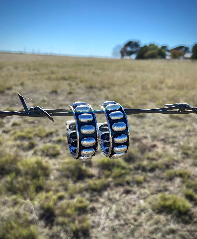 Jasper Hoop Earrings