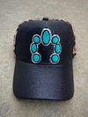 Turquoise Squash and Leopard Cap