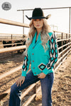 Dawsons Kreek Aztec Cardigan - Also in Plus Size