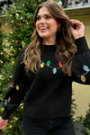 Lane of Lights Sequin Christmas Sweatshirt